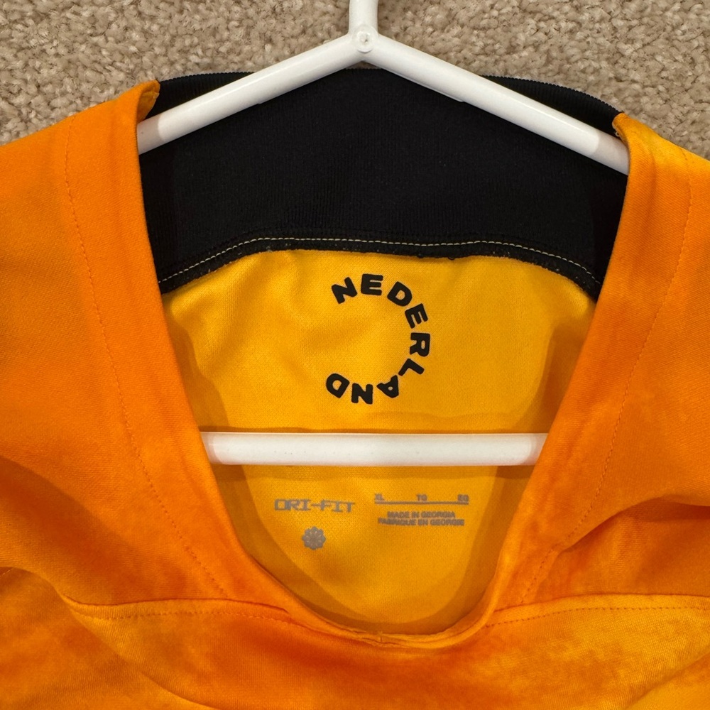 Authentic Netherlands Soccer Football Jersey Xl View 3